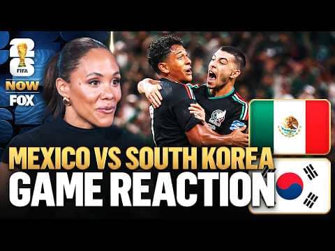 MEXICO ADVANCES🚨 FIFA World Cup Now reacts to Mexico's 1-0 W vs South Korea, previews USA-Australia