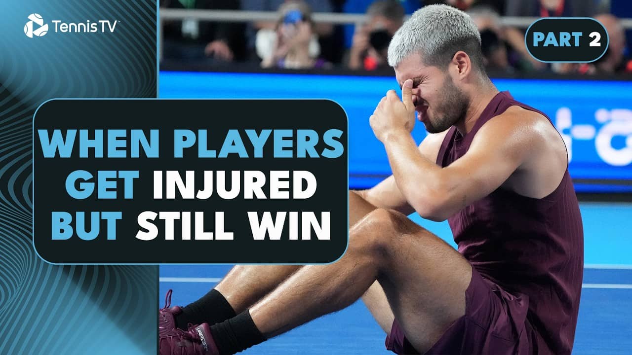 When Tennis Players Get Injured But STILL WIN 🤕 Part 2