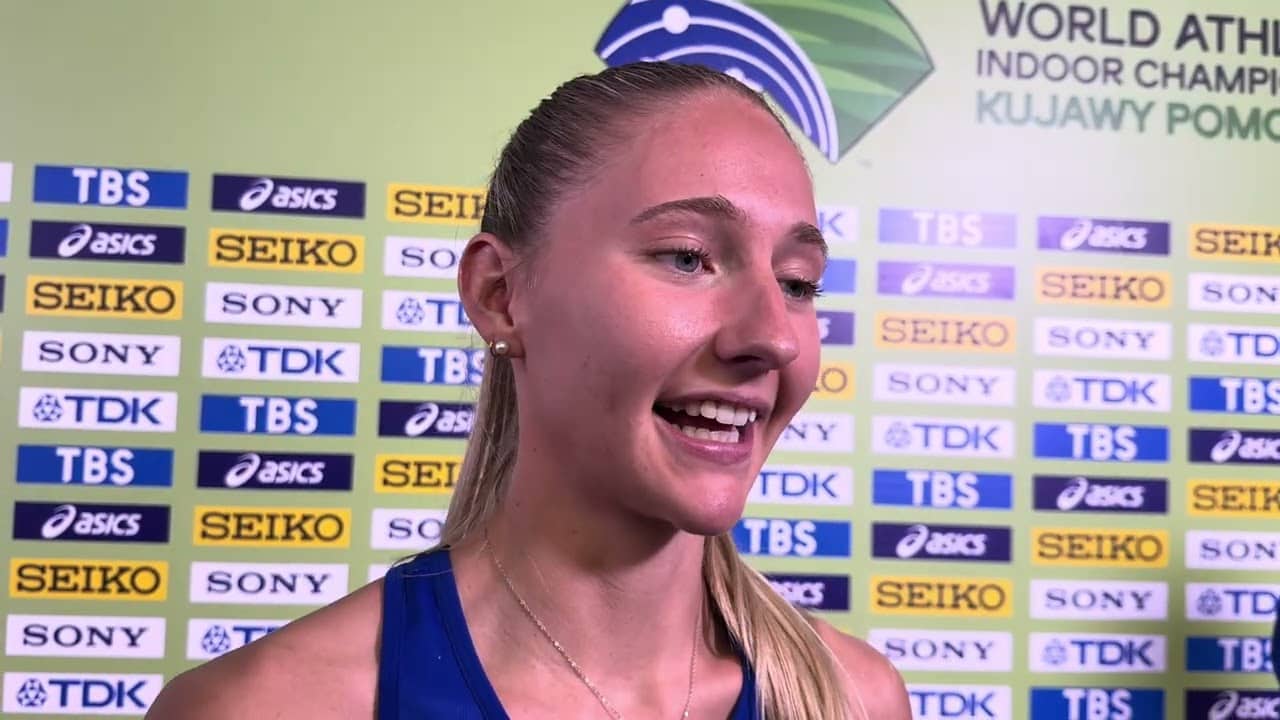 Addy Wiley After Winning 800m Bronze At 2026 World Indoor Championships