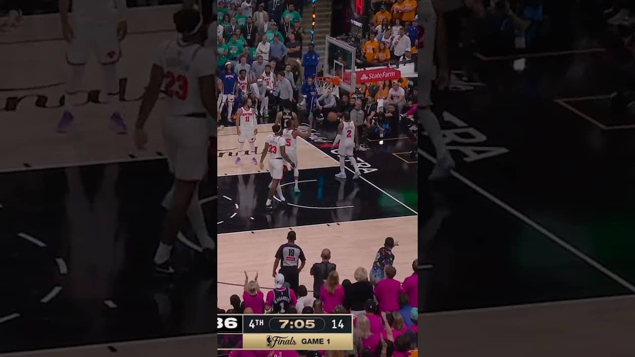 Dylan to the rimmm 🤩 #nba #spurs #playoffs 📺 ABC