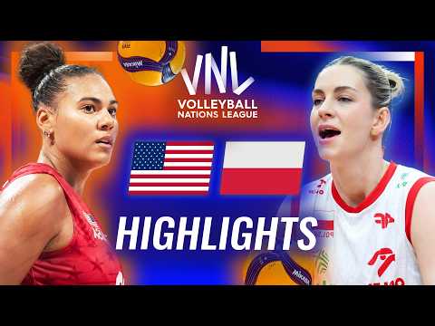 USA 🇺🇸 vs. Poland 🇵🇱 - Highlights | Week 3 | Women's VNL 2026