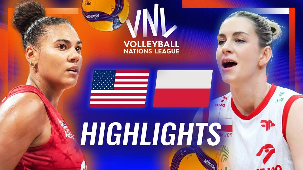 USA 🇺🇸 vs. Poland 🇵🇱 - Highlights | Week 3 | Women's VNL 2026
