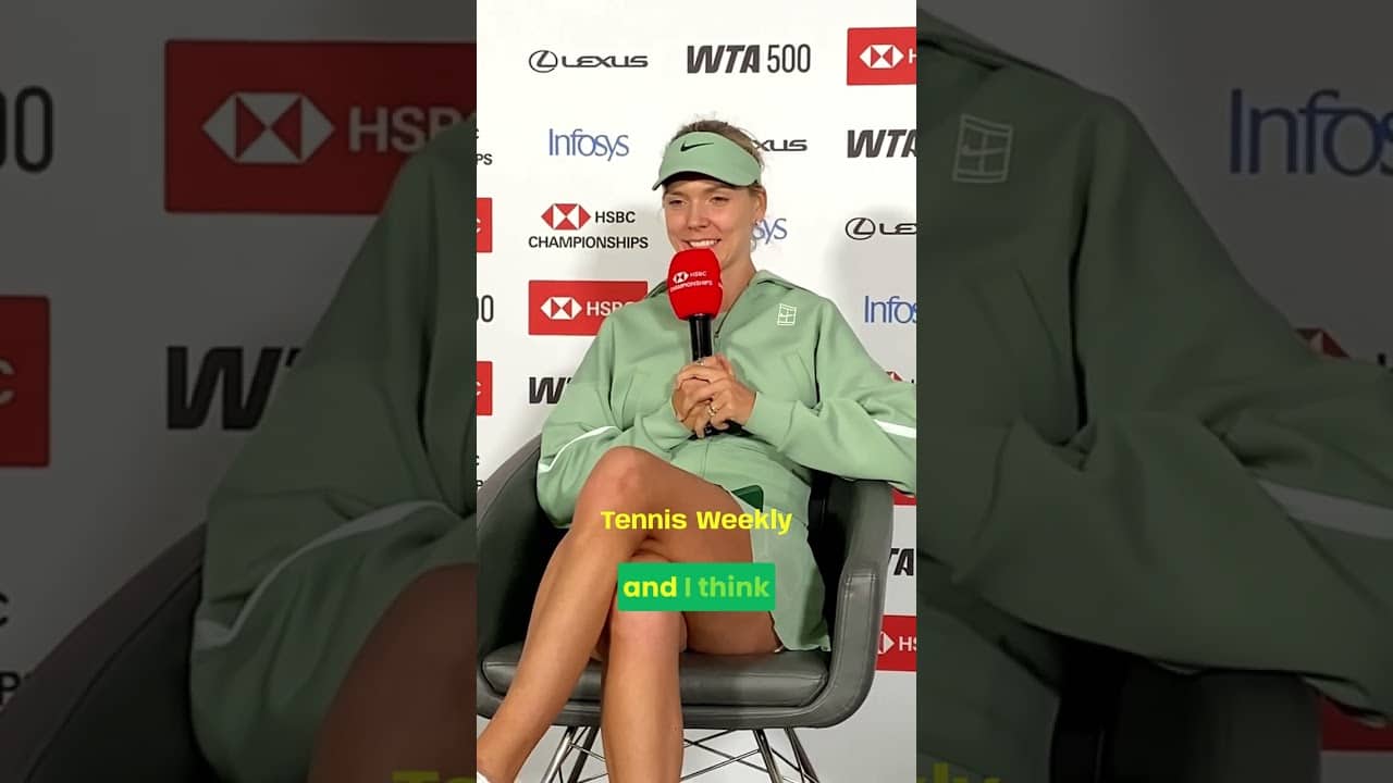 Katie Boulter on defeating Elena Rybakina at HSBC Championships #rybakina #boulter #wtatour