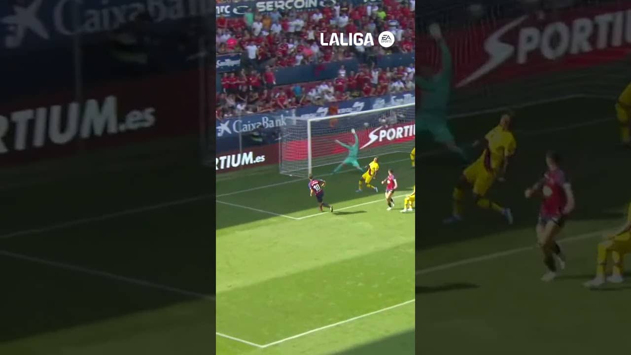 Gol de Roberto Torres en el #OsasunaBarça de la temporada 2019/20 #LaLigaHighLights #Osasuna #shorts