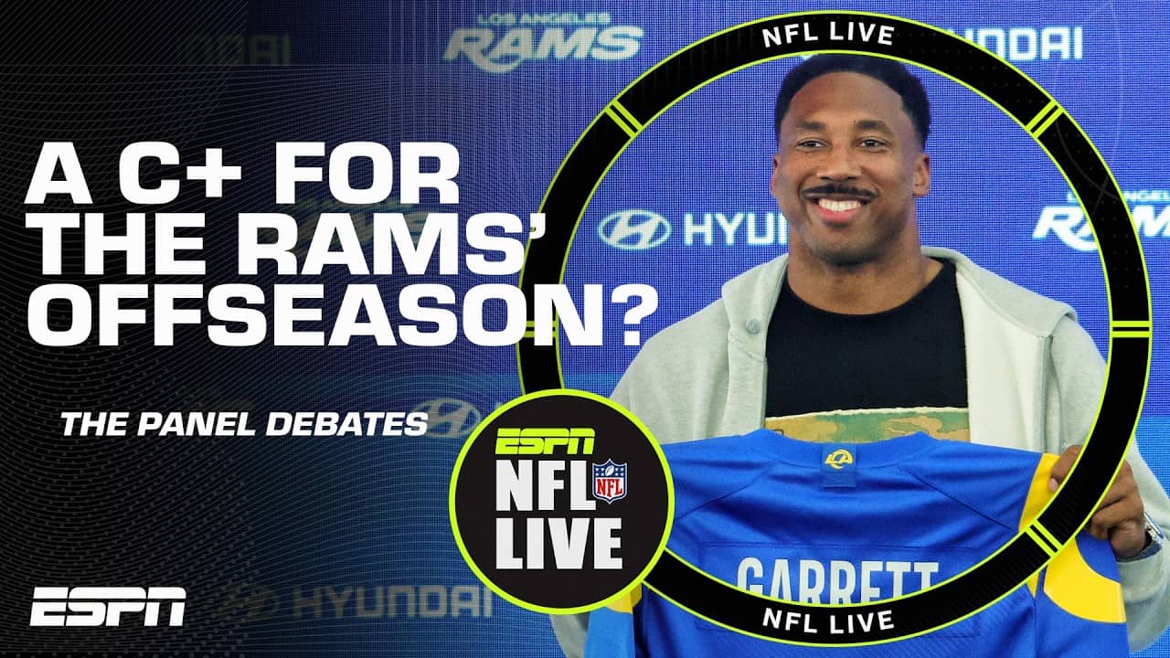 NFL Offseason Grades 🔍 Eagles get an A, Rams a C+, Cardinals a D? | NFL Live