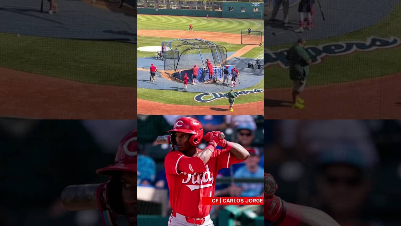 Carlos Jorge Greets New Teammates After Promotion to AAA-Louisville #Reds