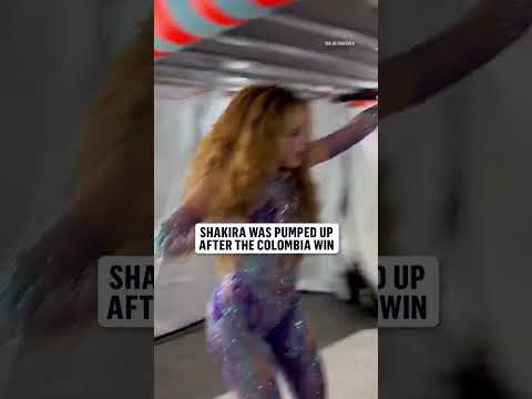 Shakira's reaction says it all 🇨🇴