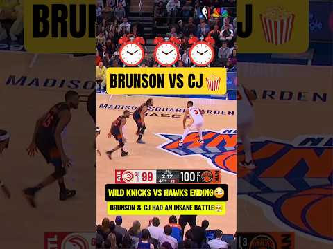 CJ was COOKING Brunson in the CLUTCH😳