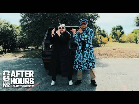 James Corden Gives Kylian Mbappé Fashion Advice