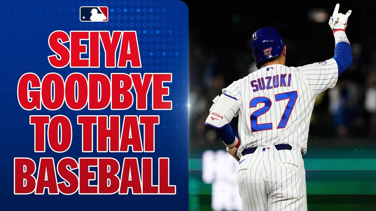 BIG SWING FOR SEIYA! 😤 Seiya Suzuki crushes a three-run home run to tie the game for the Cubs! 🐻