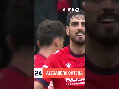 Gol de Catena en el #OsasunaAtleti de la temporada 2024/25 #LaLigaHighLights #Osasuna #shorts