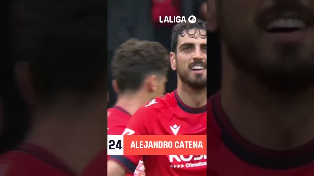Gol de Catena en el #OsasunaAtleti de la temporada 2024/25 #LaLigaHighLights #Osasuna #shorts