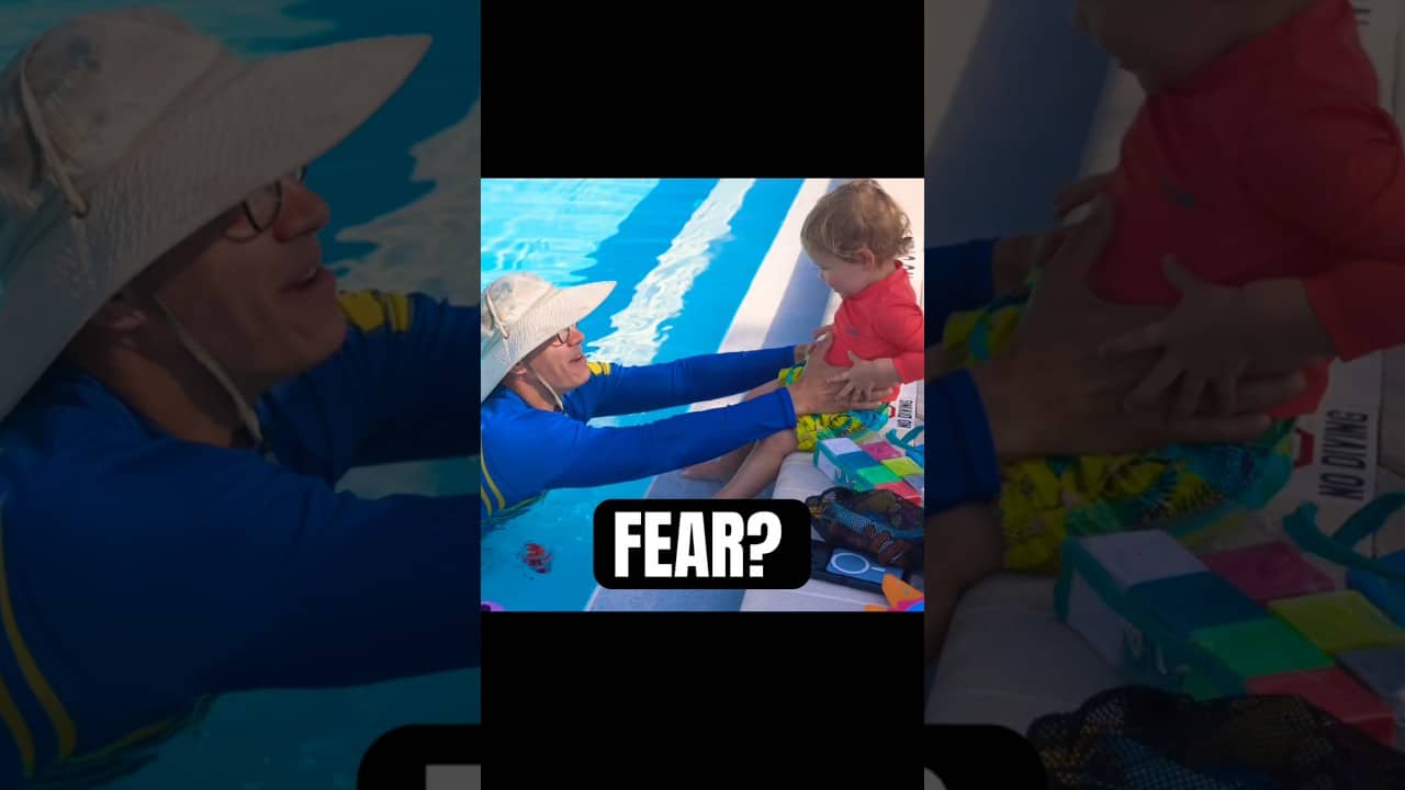 How to Start a Swim Lesson with a 1-Year-Old Baby