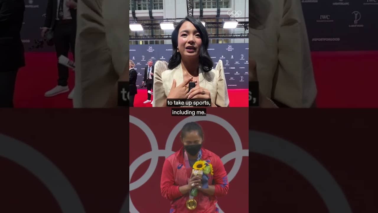 Hidilyn Díaz's historic gold at #Tokyo2020 inspired many people, including Alexandra Eala!