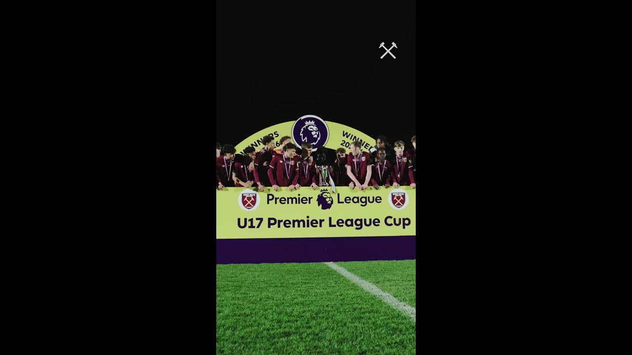 CHAMPIONS! 🏆⚒️ West Ham U17s bring home the silverware!!