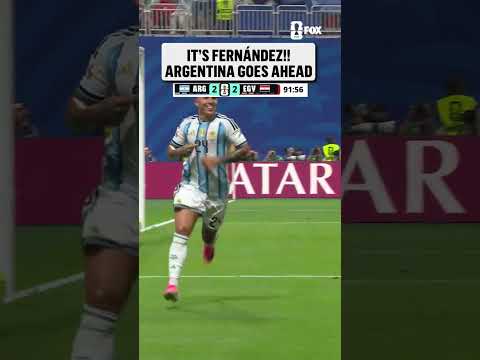 INCREDIBLE! ARGENTINA TAKES THE LEAD IN STOPPAGE TIME 🇦🇷