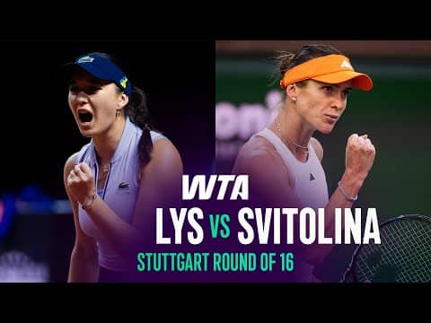 Eva Lys vs. Elina Svitolina | 2026 Stuttgart Round of 16 | WTA Match Highlights
