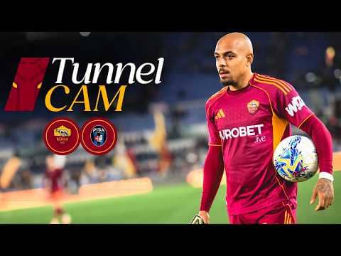 BEHIND THE SCENES ✨| ROMA 3-0 PISA