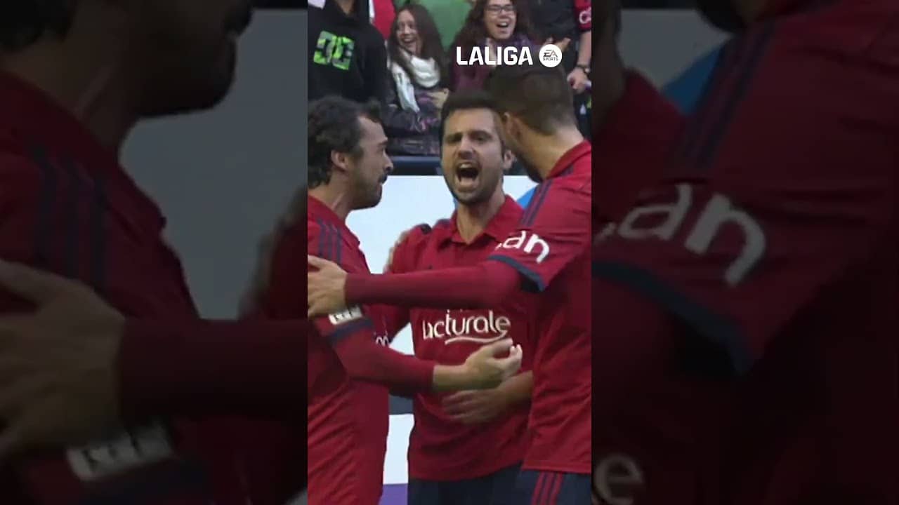 Osasuna 3-2 Real Betis de la temporada 2014-15 #LaLigaHighLights #Osasuna #shorts