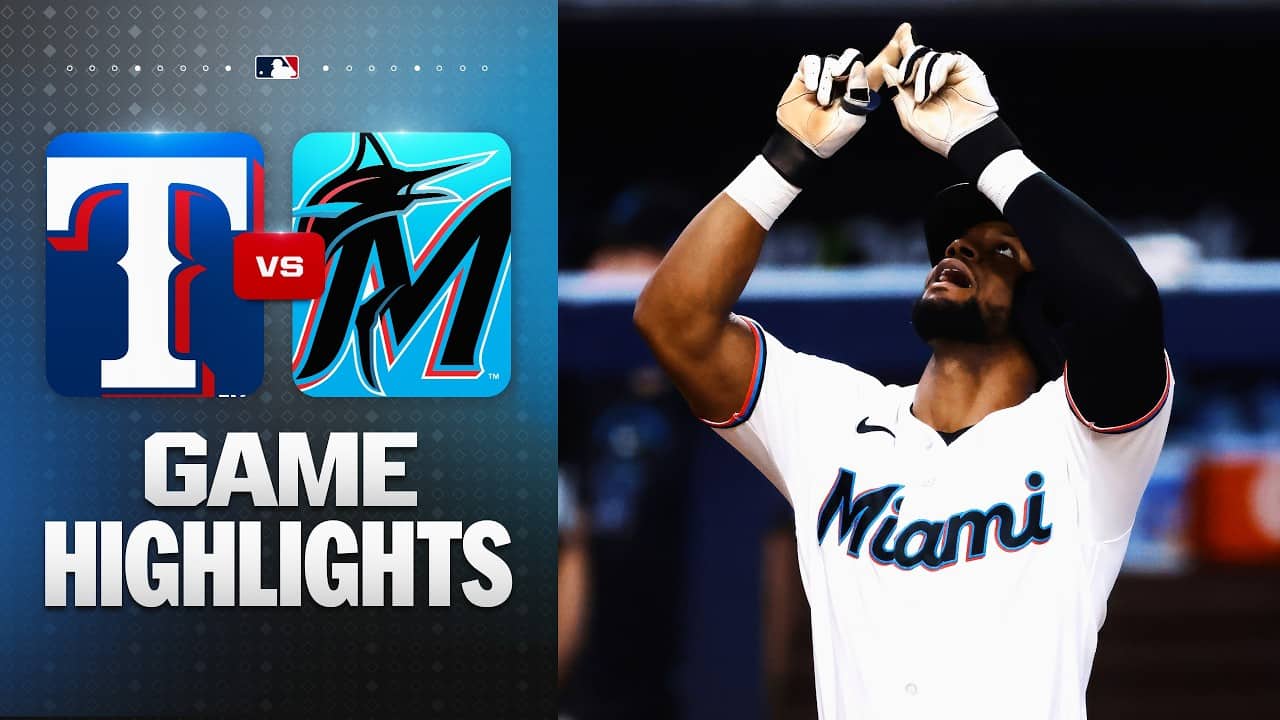 Rangers vs. Marlins Game Highlights (6/24/26) | MLB Highlights
