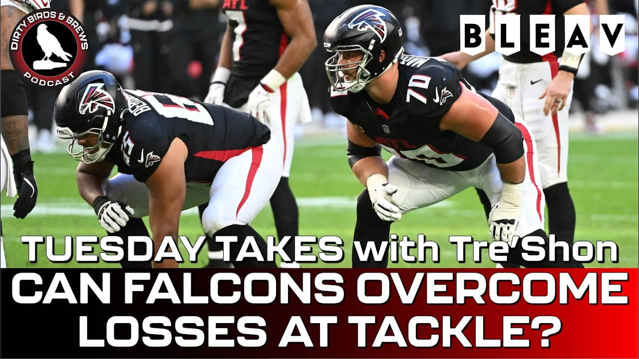 Can the Falcons offensive line overcome losses at tackle? Takes with Tre'Shon