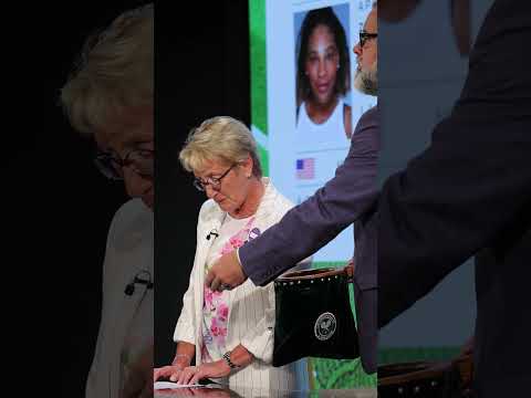 Serena's name announced at the Wimbledon draw! #shorts #tennis #wimbledon #serena
