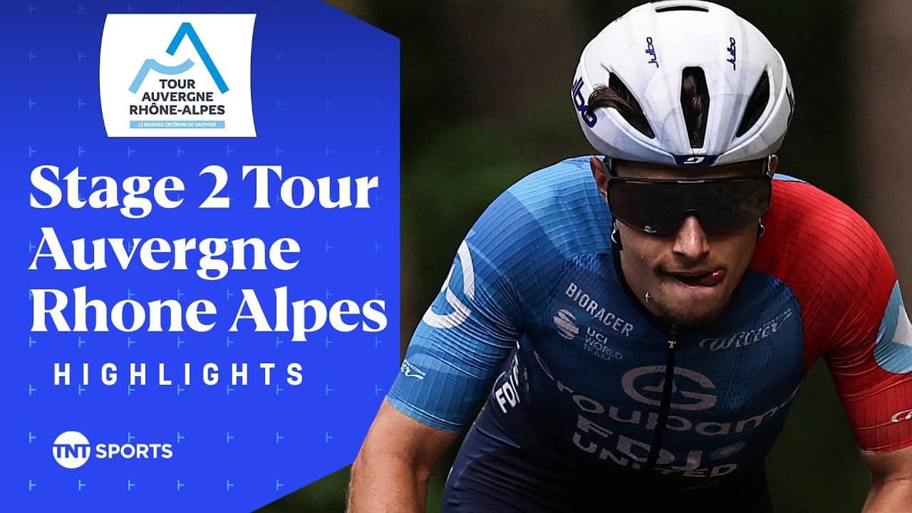 CANNOT BE STOPPED! 🫡 | 2026 Stage 2 Tour Auvergne Rhone Alpes Race Highlights | TNT Sports Cycling