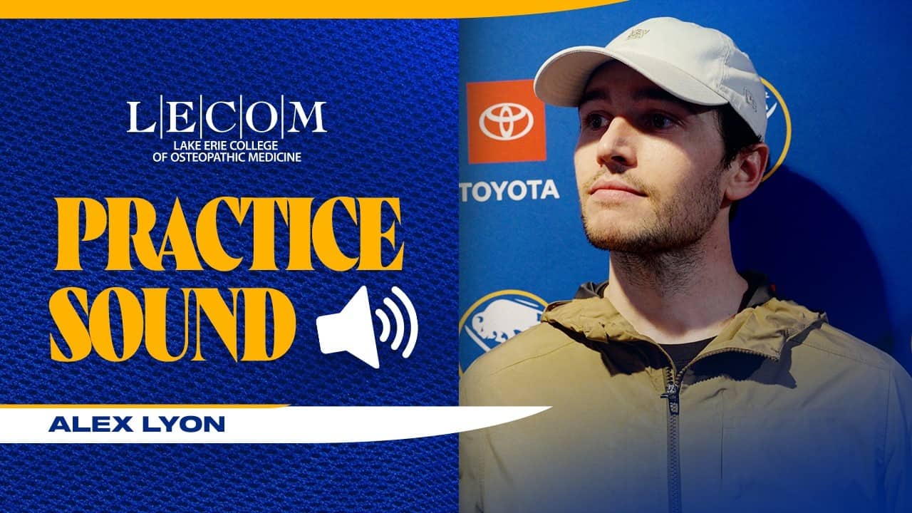 "Just Remain Even" | Alex Lyon On Mindset In Final Stretch Of Season | Buffalo Sabres