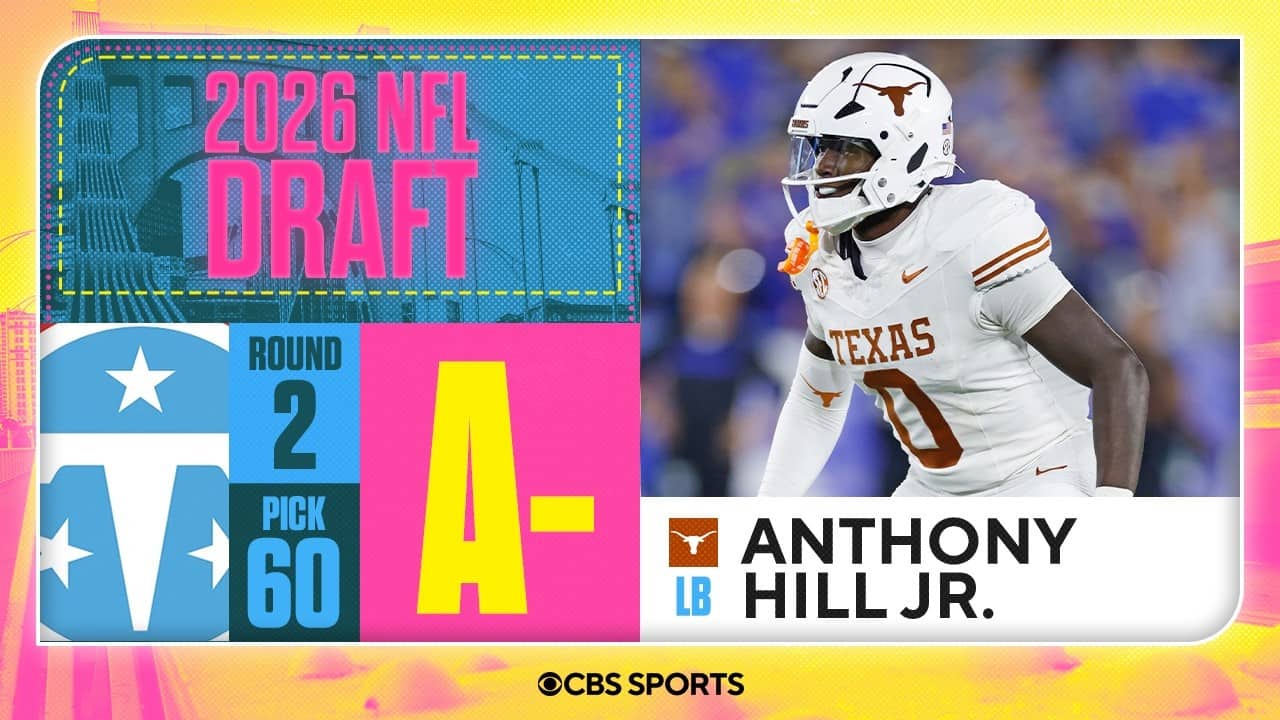Titans select Anthony Hill Jr. in Second Round, No. 60 overall | 2026 NFL Draft Grades & Reaction