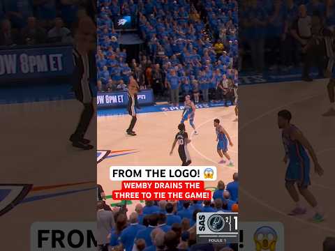 Wemby from the logo in the clutch!