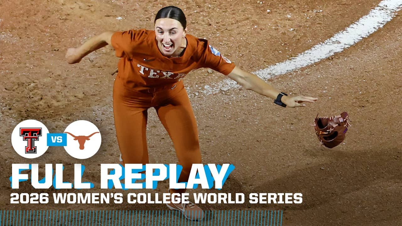 Texas vs. Texas Tech: 2026 Women's College World Series finals Game 2 | FULL REPLAY