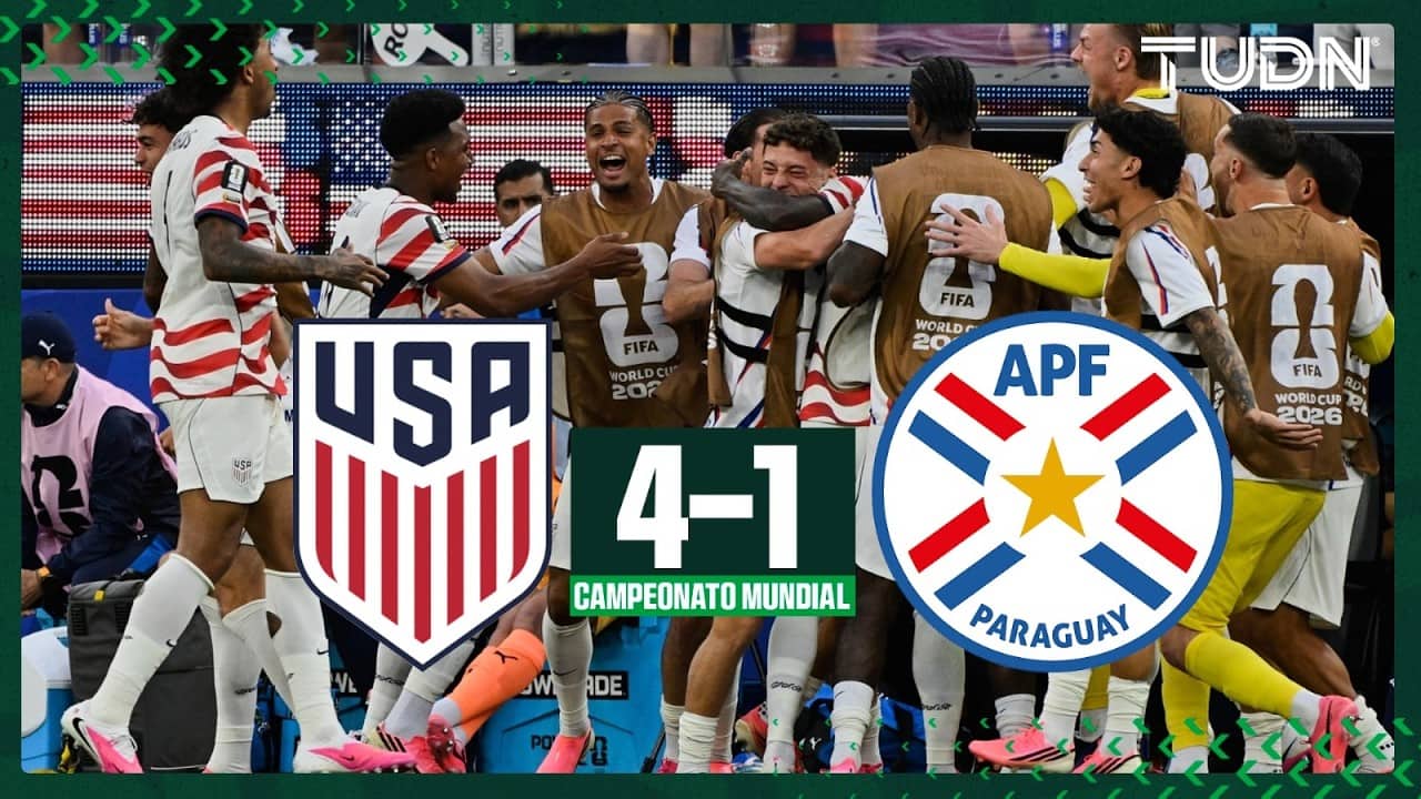 Estados Unidos golea 4-1 a Paraguay con Folarin Balogun de figura