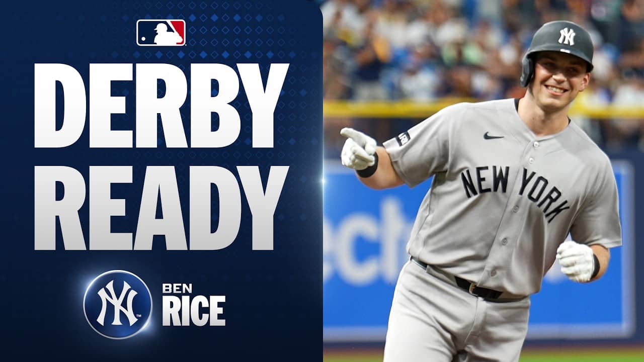 Ben Rice crushes an OPPOSITE FIELD three-run home run for the New York Yankees! 🍚 | MLB Highlights
