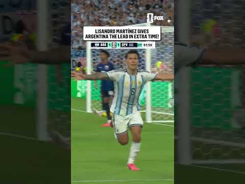ARGENTINA TAKES THE LEAD!!!