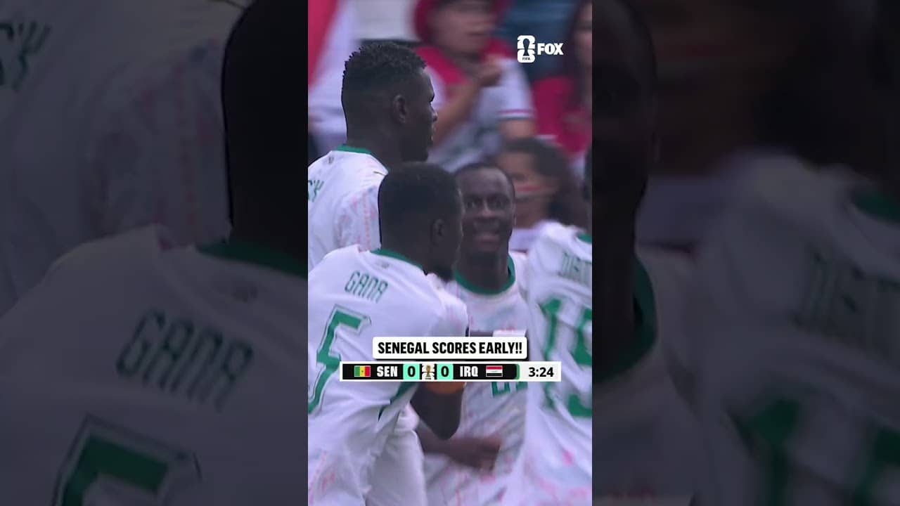 AN EARLY GOAL FOR SENEGAL OFF THE CORNER 🇸🇳