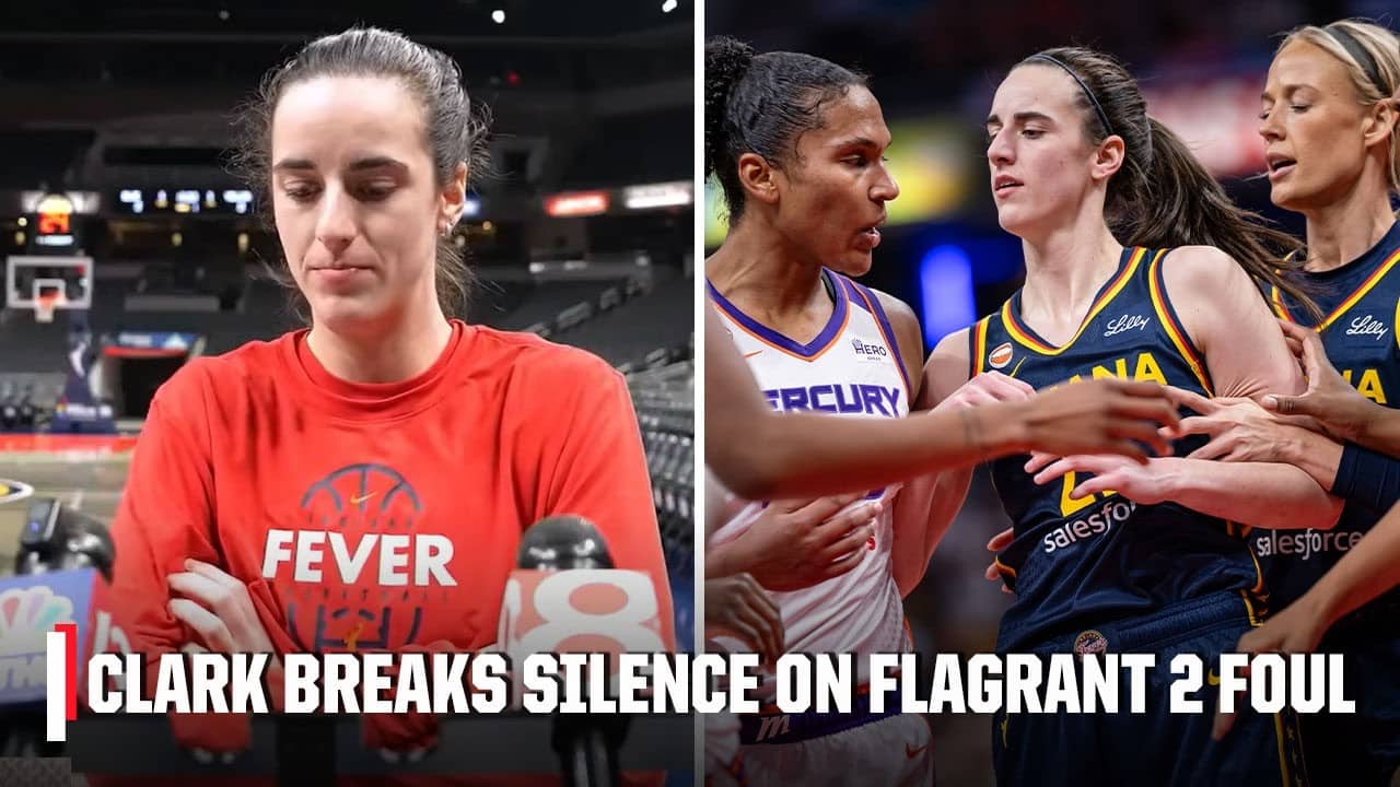 Caitlin Clark condemns league hate, announces she'll be out on Sunday vs. Aces | WNBA on ESPN