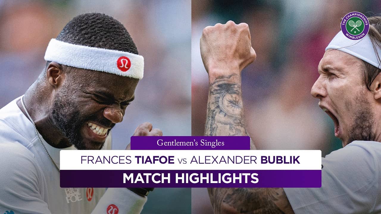 Five-set Madness! Frances Tiafoe vs Alexander Bublik | Match Highlights | Wimbledon 2026