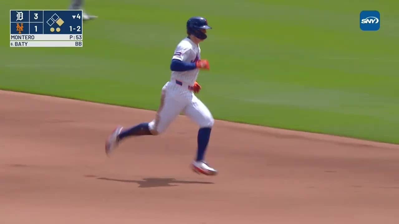 Brett Baty Hits Game-Tying Home Run | Full At-Bat and Review