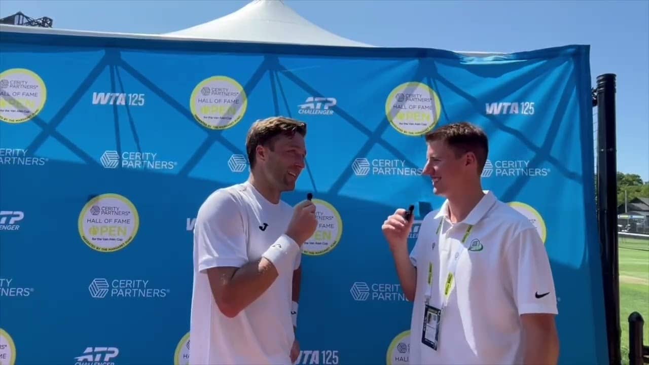 Arthur Fery was more "confident" than Flavio Cobolli, Liam Broady says after Newport Challenger win