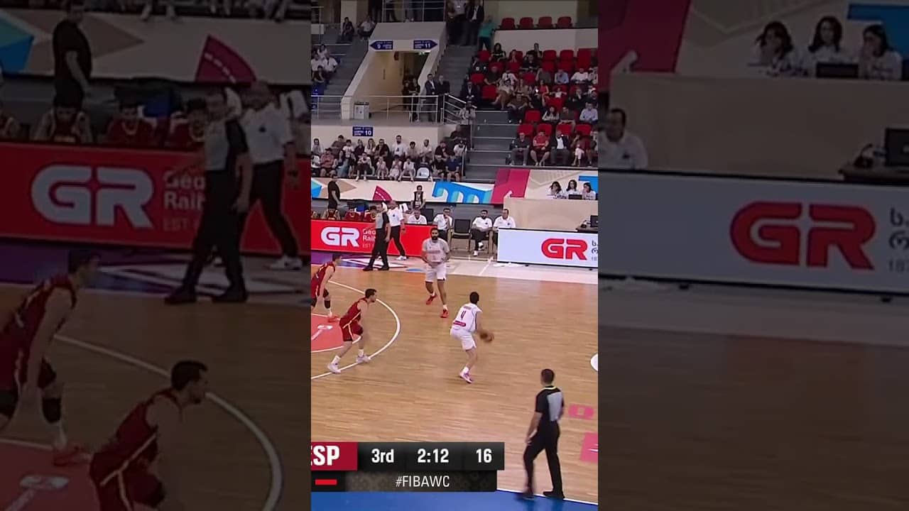 ¡Georgia remontó 22 puntos a España y se llevó la victoria en la prórroga! 📹 FIBA #FIBAWC #StepItUp