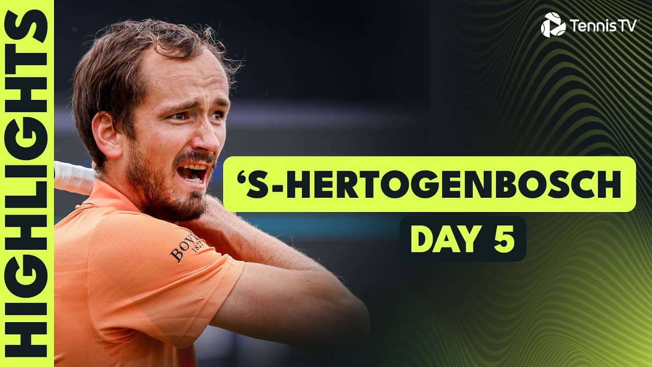 Medvedev, De Minaur & Auger-Aliassime Fight For Semi-Final Berths | ’S-Hertogenbosch 2026 Highlights