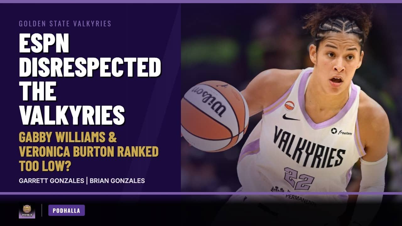 ESPN Disrespected the Valkyries: Gabby Williams & Veronica Burton Ranked Too Low? | Podhalla