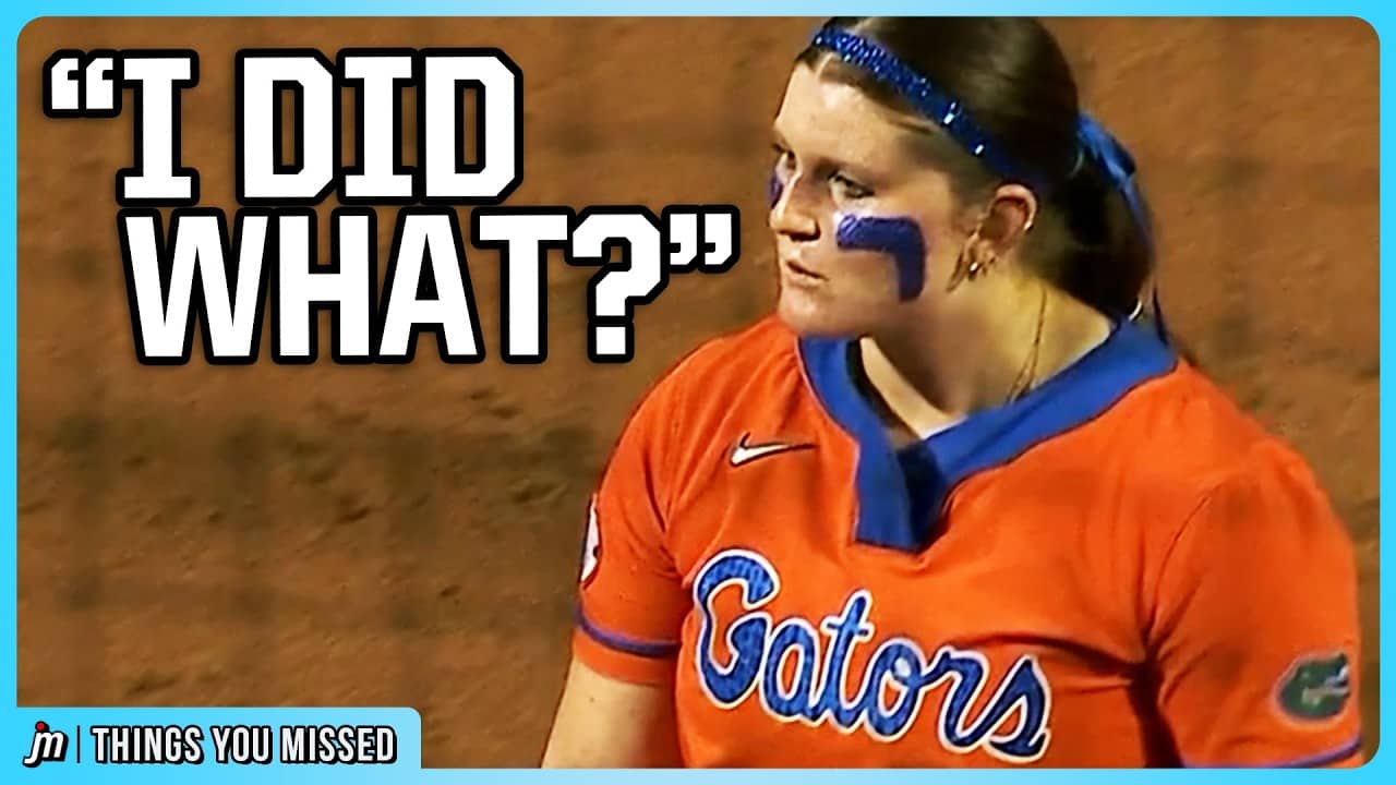 Pitcher has no idea she threw a no-hitter | Things You Missed