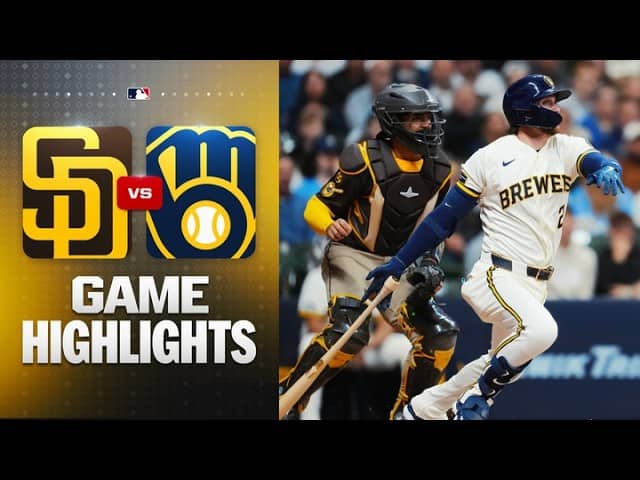 Padres vs. Brewers Game Highlights (5/13/26) | MLB Highlights