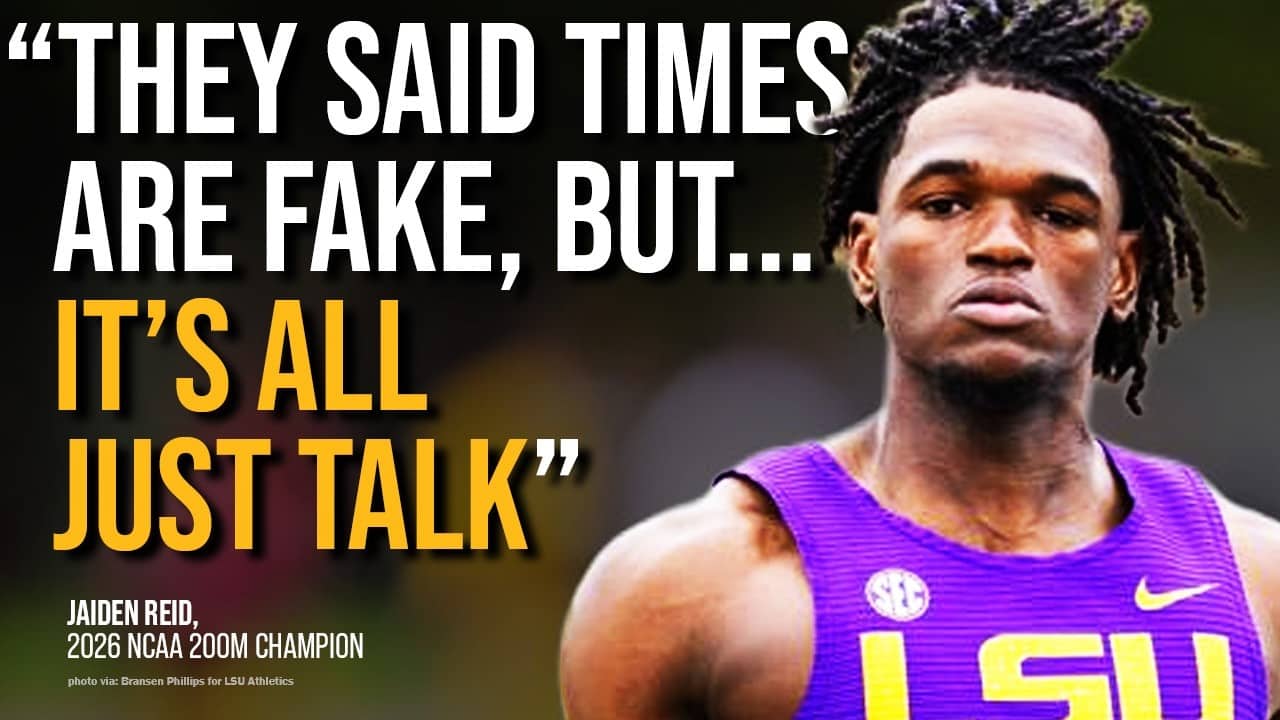 Jaiden Reid Breaks Down 19.63 NCAA 200m Record | Addresses “Fake Times” + Going to School in Jamaica
