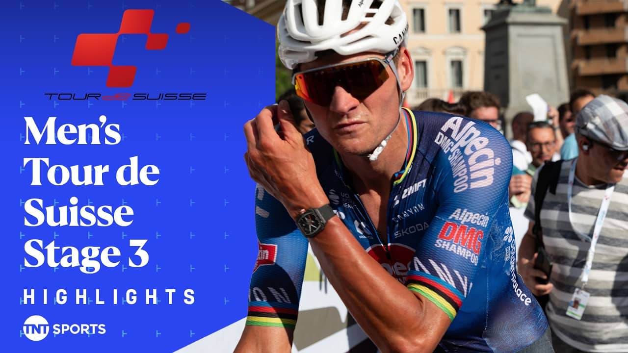 BREAKAWAY ACTION! 🎬 | 2026 Tour de Suisse Men Stage 3 Race Highlights | TNT Sports Cycling