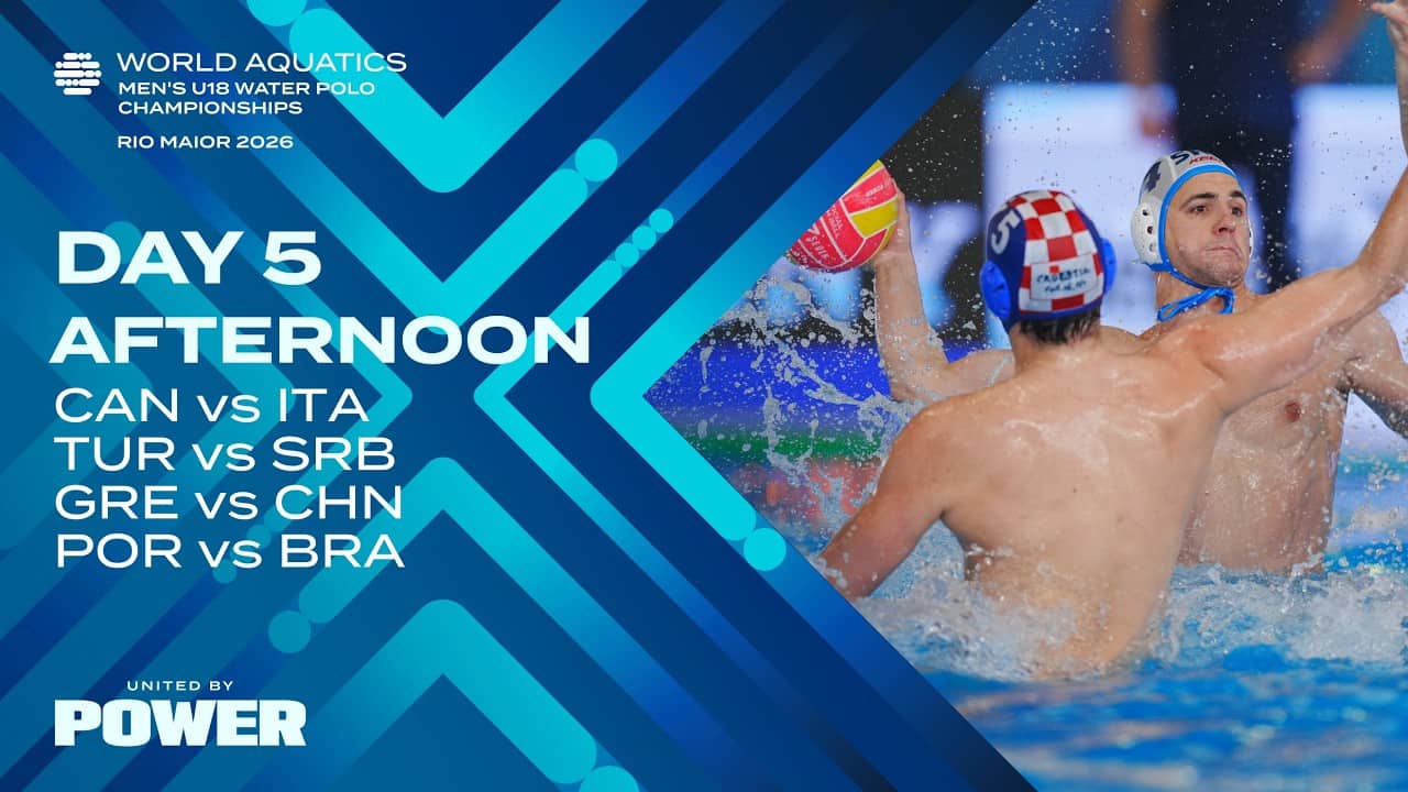 Afternoon Session | Day 5 | World Aquatics Men's U18 Water Polo Championships 2026