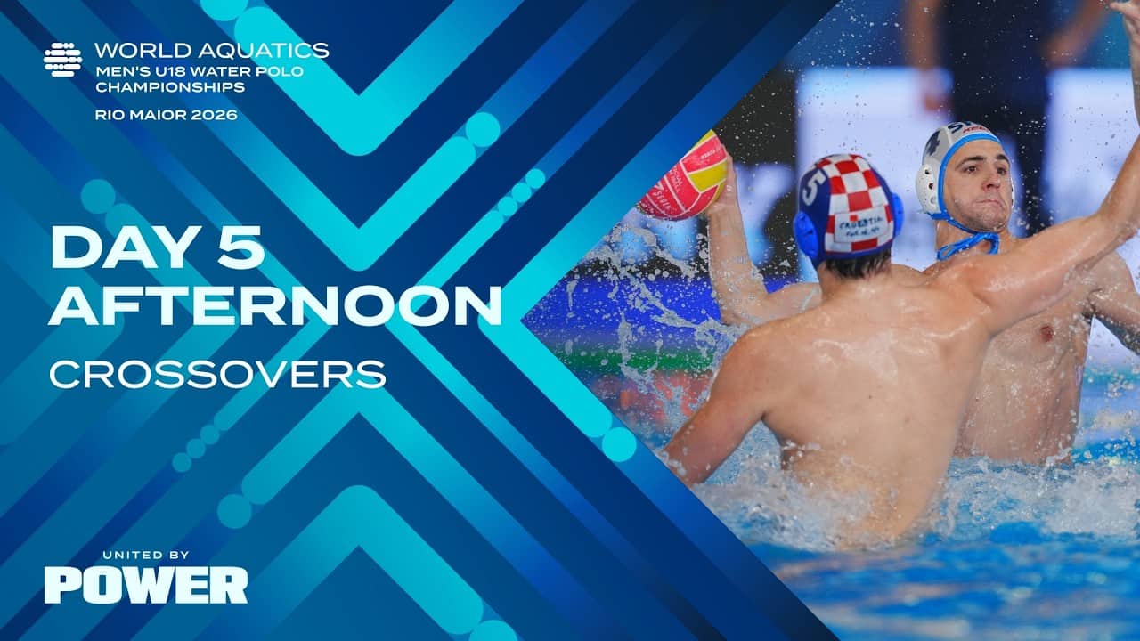 Crossovers | Afternoon Session | Day 5 | World Aquatics Men's U18 Water Polo Championships 2026