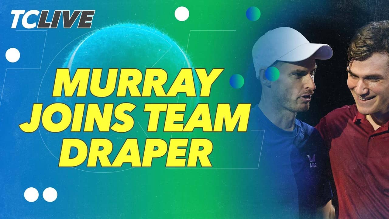 Andy Murray to Coach Jack Draper During Wimbledon, Grass Season | TC Live