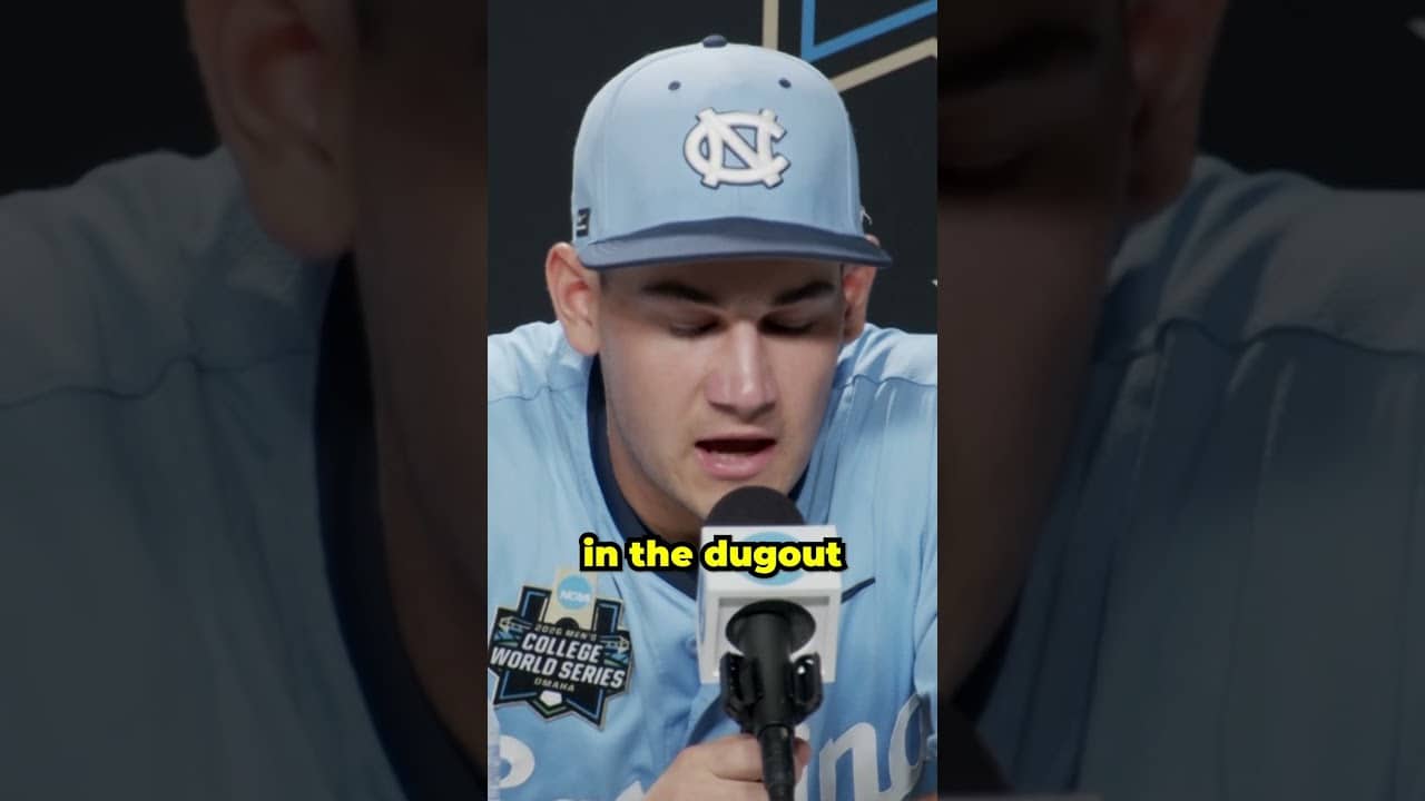 UNC's Erik Paulsen after emotional Father's Day win without Dad 🩵 #shorts